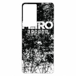 Чехол для Samsung S21 Ultra Metro Exodus black and white - PrintSalon