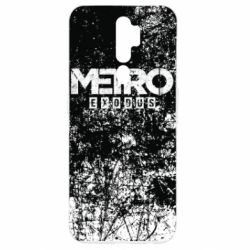 Чехол для Oppo A5/A9 2020 Metro Exodus black and white - PrintSalon