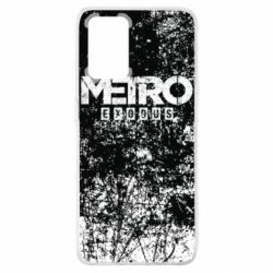 Чехол для Oppo A74 4G Metro Exodus black and white
