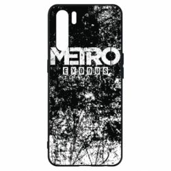 Чехол для Oppo A91/Reno3 Metro Exodus black and white - PrintSalon