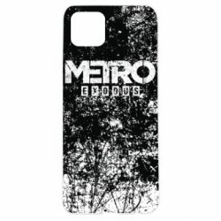 Чехол для Oppo A92s Metro Exodus black and white - PrintSalon