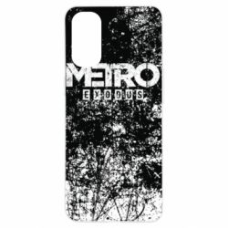 Чехол для Oppo Reno 4 Metro Exodus black and white - PrintSalon