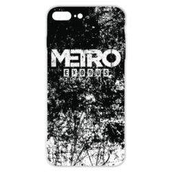 Чехол для iPhone 8 Plus Metro Exodus black and white - PrintSalon