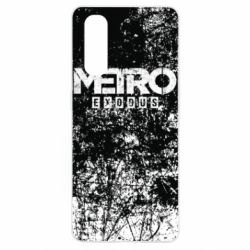 Чехол для Oppo Find X2 Metro Exodus black and white - PrintSalon