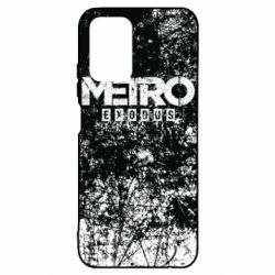 Чехол для Xiaomi Redmi Note 10 Metro Exodus black and white - PrintSalon