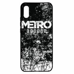 Чехол для Xiaomi Redmi 9a Metro Exodus black and white - PrintSalon