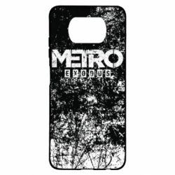 Чехол для Xiaomi Poco X3 Metro Exodus black and white - PrintSalon