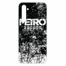 Чехол для Realme 6 Metro Exodus black and white - PrintSalon