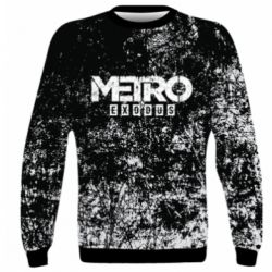 3D свитшот Metro Exodus black and white - PrintSalon