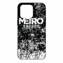 Чехол для iPhone 14 Pro Max Metro Exodus black and white - PrintSalon