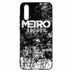 Чехол для Huawei P20 Metro Exodus black and white - PrintSalon