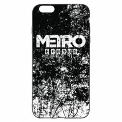 Чехол для iPhone 6 Plus/6S Plus Metro Exodus black and white - PrintSalon
