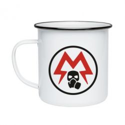 Кружка емальована Metro Exodus emblem - PrintSalon