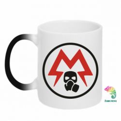 Чашка-хамелеон Metro Exodus emblem - PrintSalon