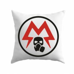 Подушка Metro Exodus emblem - PrintSalon