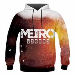 Мужское 3D худи Metro Exodus Logo - PrintSalon