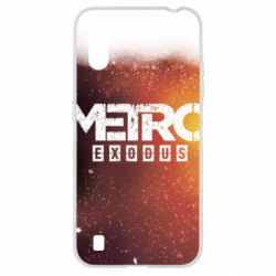 Чехол для Samsung A01/M01 Metro Exodus Logo-PrintSalon Чехол для Samsung A01/M01 Metro Exodus Logo