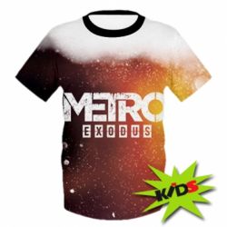 Детская 3D футболка Metro Exodus Logo - PrintSalon