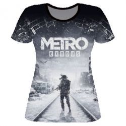 Жіноча 3D футболка Metro: Exodus - PrintSalon