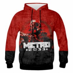 Чоловіче 3D худі Metro player 2033 - PrintSalon