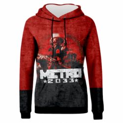 Жіноче 3D худі Metro player 2033 - PrintSalon