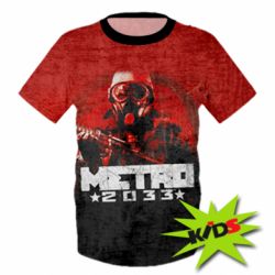 Дитяча 3D футболка Metro player 2033 - PrintSalon