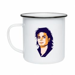 Кружка эмалированная Michael Jackson Graphics Cubism