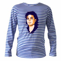 Тельняшка с длинным рукавом Michael Jackson Graphics Cubism - PrintSalon