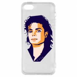 Чехол для iPhone5/5S/SE Michael Jackson Graphics Cubism - PrintSalon