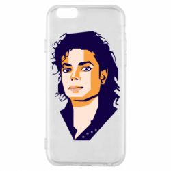 Чехол для iPhone 6/6S Michael Jackson Graphics Cubism - PrintSalon