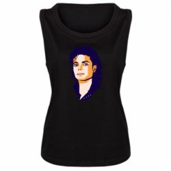 Женская майка Michael Jackson Graphics Cubism - PrintSalon