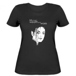Женская футболка Michael's wealth and woes - PrintSalon