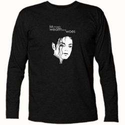 Футболка с длинным рукавом Michael's wealth and woes - PrintSalon