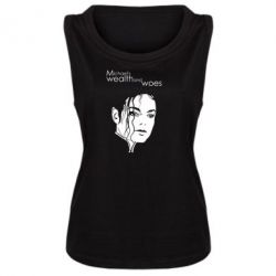 Женская майка Michael's wealth and woes - PrintSalon
