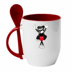 Чашка з ложкою Mickey Jackson - PrintSalon