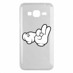 Чехол для Samsung J3 2016 Mickey Mouse Hands "Chop-chop" - PrintSalon