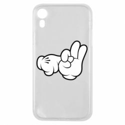Чехол для iPhone XR Mickey Mouse Hands "Chop-chop" - PrintSalon