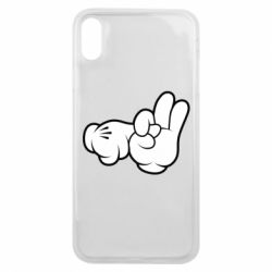 Чехол для iPhone Xs Max Mickey Mouse Hands "Chop-chop" - PrintSalon