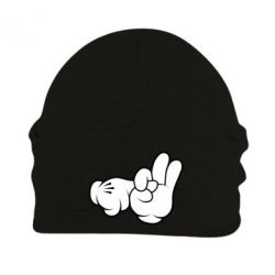 Шапка флисовая Mickey Mouse Hands "Chop-chop" - PrintSalon