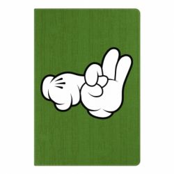 Блокнот с принто Mickey Mouse Hands "Chop-chop" - PrintSalon
