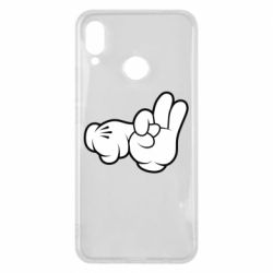 Чехол для Huawei P Smart Plus 2018 Mickey Mouse Hands "Chop-chop" - PrintSalon
