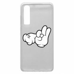 Чехол для Huawei P30 Mickey Mouse Hands "Chop-chop" - PrintSalon