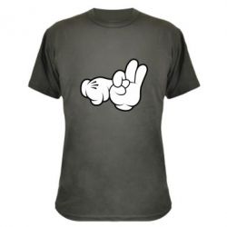 Камуфляжная футболка Mickey Mouse Hands "Chop-chop" - PrintSalon