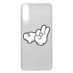 Чехол для Samsung A70 Mickey Mouse Hands "Chop-chop" - PrintSalon