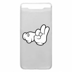 Чехол для Samsung A80 Mickey Mouse Hands "Chop-chop" - PrintSalon