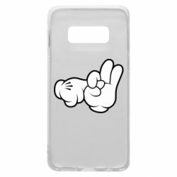 Чехол для Samsung S10e Mickey Mouse Hands "Chop-chop" - PrintSalon