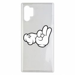 Чехол для Samsung Note 10 Plus Mickey Mouse Hands "Chop-chop" - PrintSalon