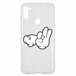 Чехол для Samsung A11/M11 Mickey Mouse Hands "Chop-chop" - PrintSalon