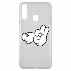 Чехол для Samsung A20s Mickey Mouse Hands "Chop-chop"-PrintSalon Чехол для Samsung A20s Mickey Mouse Hands "Chop-chop"