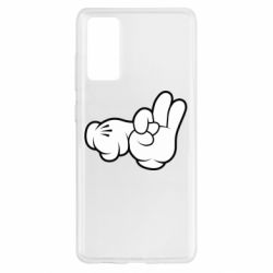 Чехол для Samsung S20 FE Mickey Mouse Hands "Chop-chop" - PrintSalon